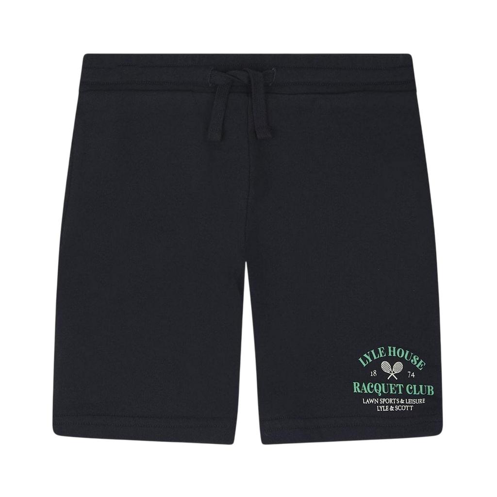 Lyle & Scott Childrens/Kids Racquet Club Graphic Print Regular Sweat Shorts