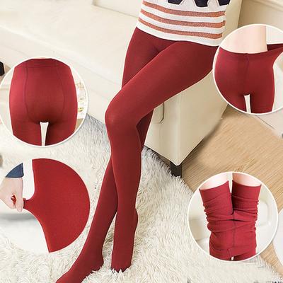 Hosiery Thermal Full Clothing Accessories Fleece Leggings Women's Pantyhose Full Foot Tights Pants