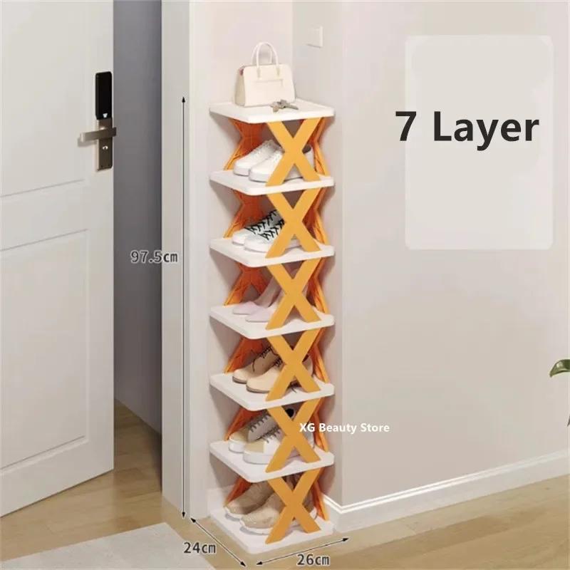 5/7/9 Layer Shoes Racks Storage Organizer Detachable Shoe Racks Family Household Rack Multi Layer Shoes Shelf Color Cabinet