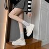 2025 little white shoes children's autumn new Korean version ins female students leisure sports versatile board shoes street shot MXD06