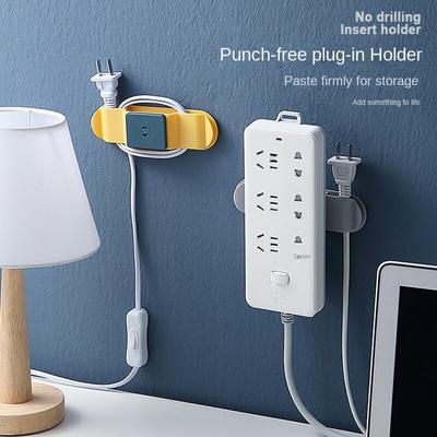 Steckdosenleiste, Wandmontage, Mopp-Patchfeld, Wandaufkleber, nagelfrei, spurlos, drehbar, Steckdosenleiste, fester Kontrast