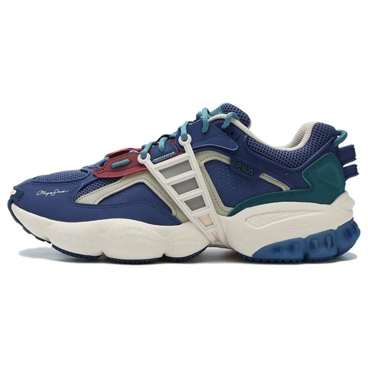 

Fila Волшебная палочка X Лестница MS Ткань Синтетическая кожа Низкий верх Папины кроссовки Мужские кроссовки Океанско-синий F12M322111FCF 41