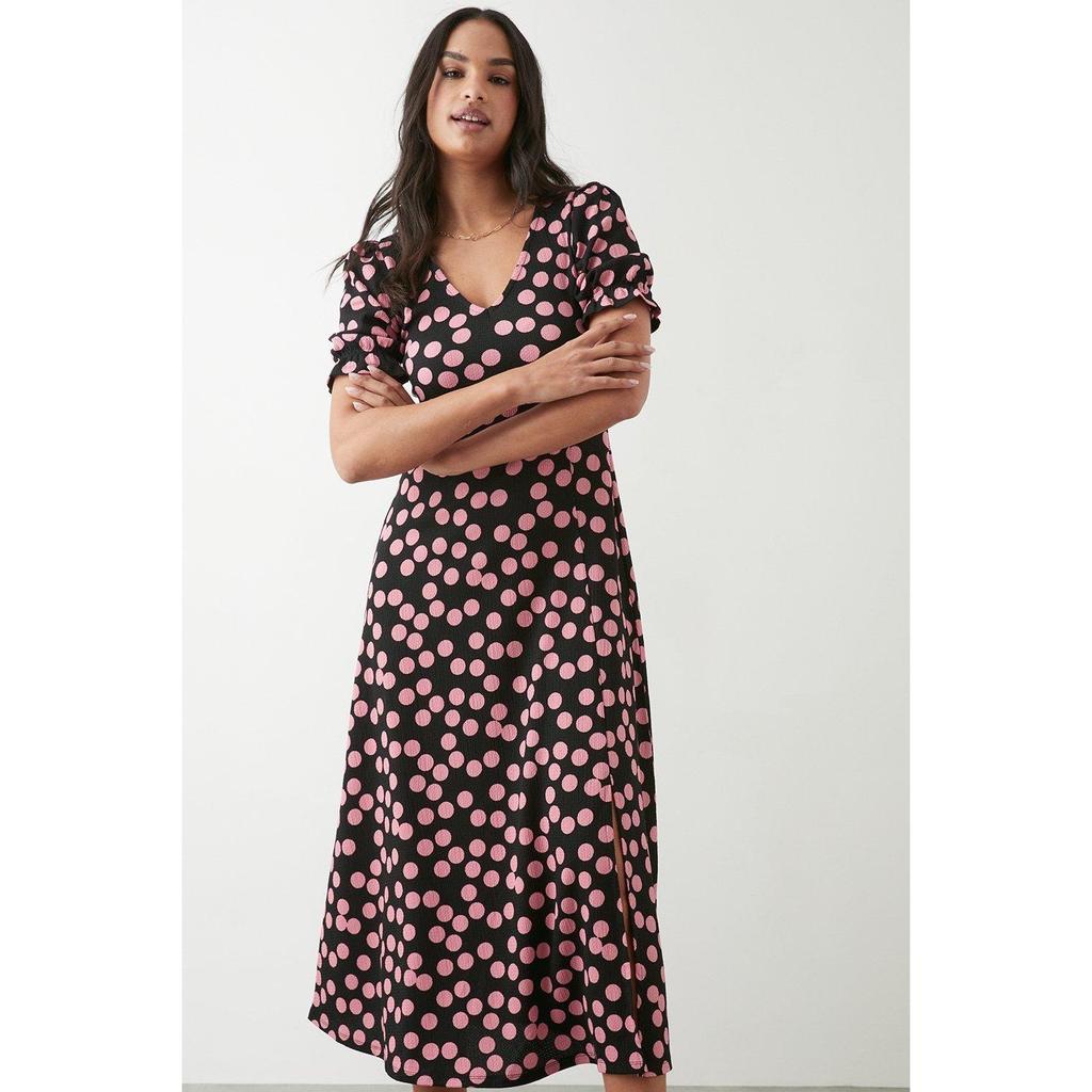 Dorothy Perkins Damska/damska sukienka midi z krótkim rękawem i dekoltem w szpic