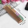 Painted Flower Peach Wood Healthy Scalp Comb Hair Massage Anti-Static Care Tool