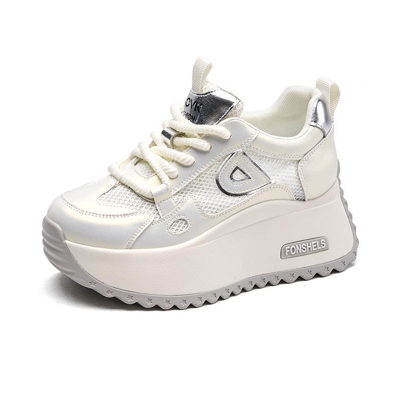 

Sneakers women s mesh breathable platform dad shoes comfortable casual versatile single shoes women s shoes 40 срібний