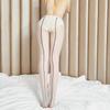 15D Women's Vintage Cuban Luxury Seamed Stockings Heel Toe Reinforcement T-crotch High Waist Pantyhose  Sexy Lingerie Women