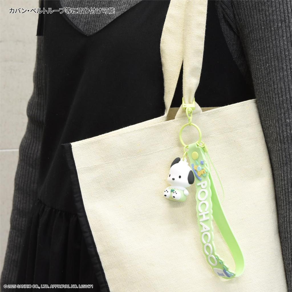 Gourmandies Sanrio Characters 3D Mascot Hand Strap with Pochacco SANG-430PC