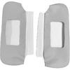 Sun Visor Cover Pair, Microfiber Leather, Gray Stitch Sun Visor Replacement Cover Skin Fits for 1993-2002 Chevy Camaro Pontiac Firebird