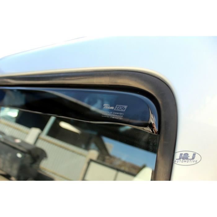 Deflettori d'aria - J&J AUTOMOTIVE - Mazda BT-50 - Fumè - Acrilico rinforzato - Installazione facile