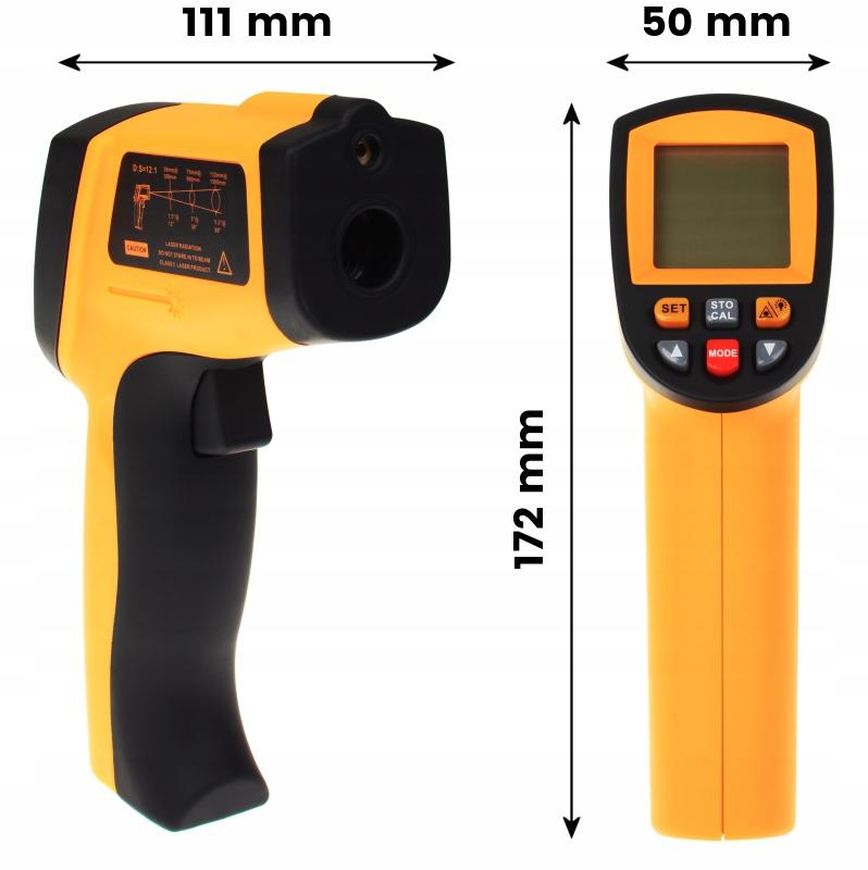 Non-Contact Laser Thermometer Pyrometer -50 +750