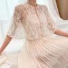 2025 Summer Elegant Chinese Lace Shawl Cardigan for Weddings and Meetings