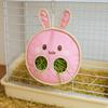 Hanging Hay Feeder Bag for Small Pets: Rabbit, Guinea Pig, Hamster