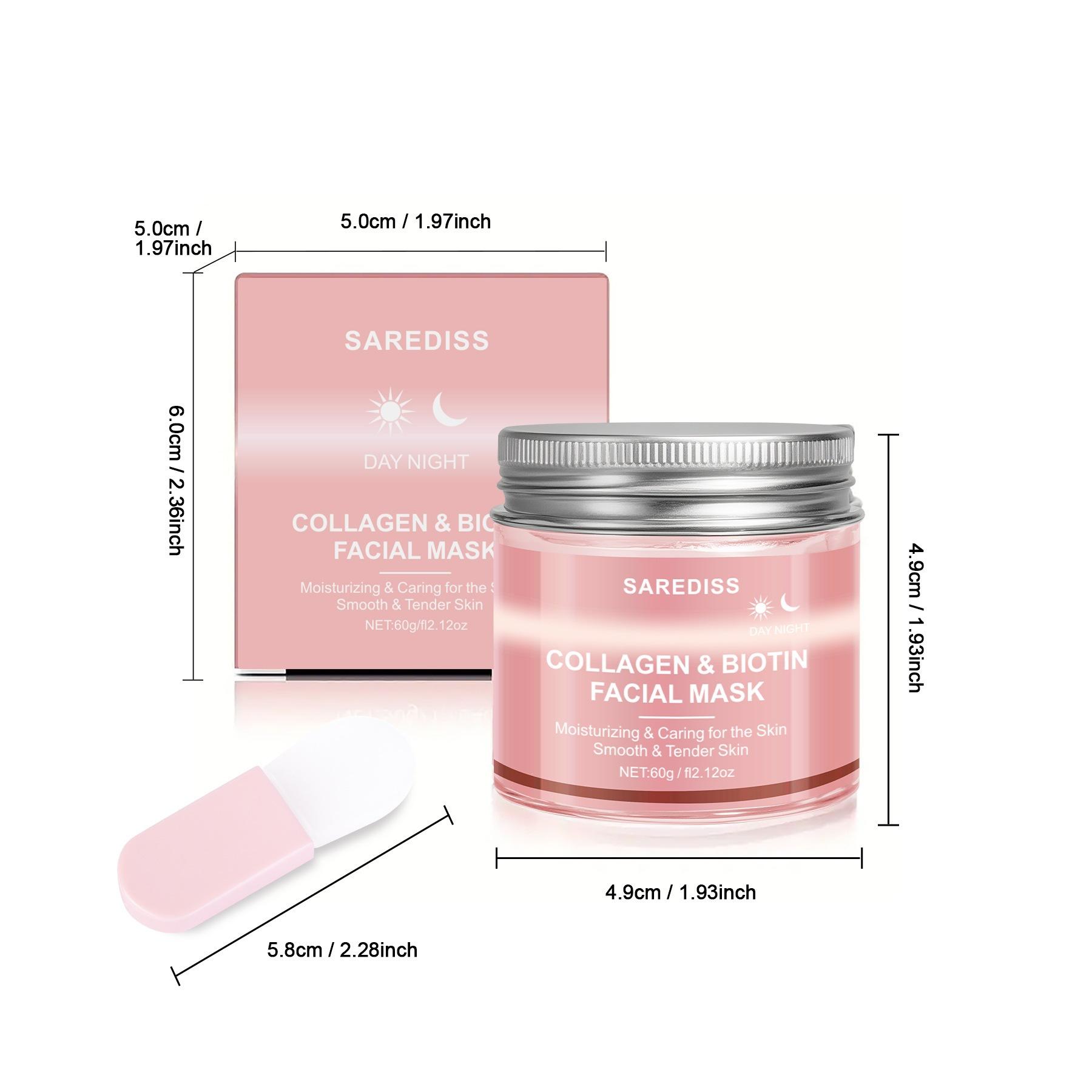 Collagen Peel-Off Mask: Hydrating, Moisturizing, and Firming with A Spatula 1 bottle