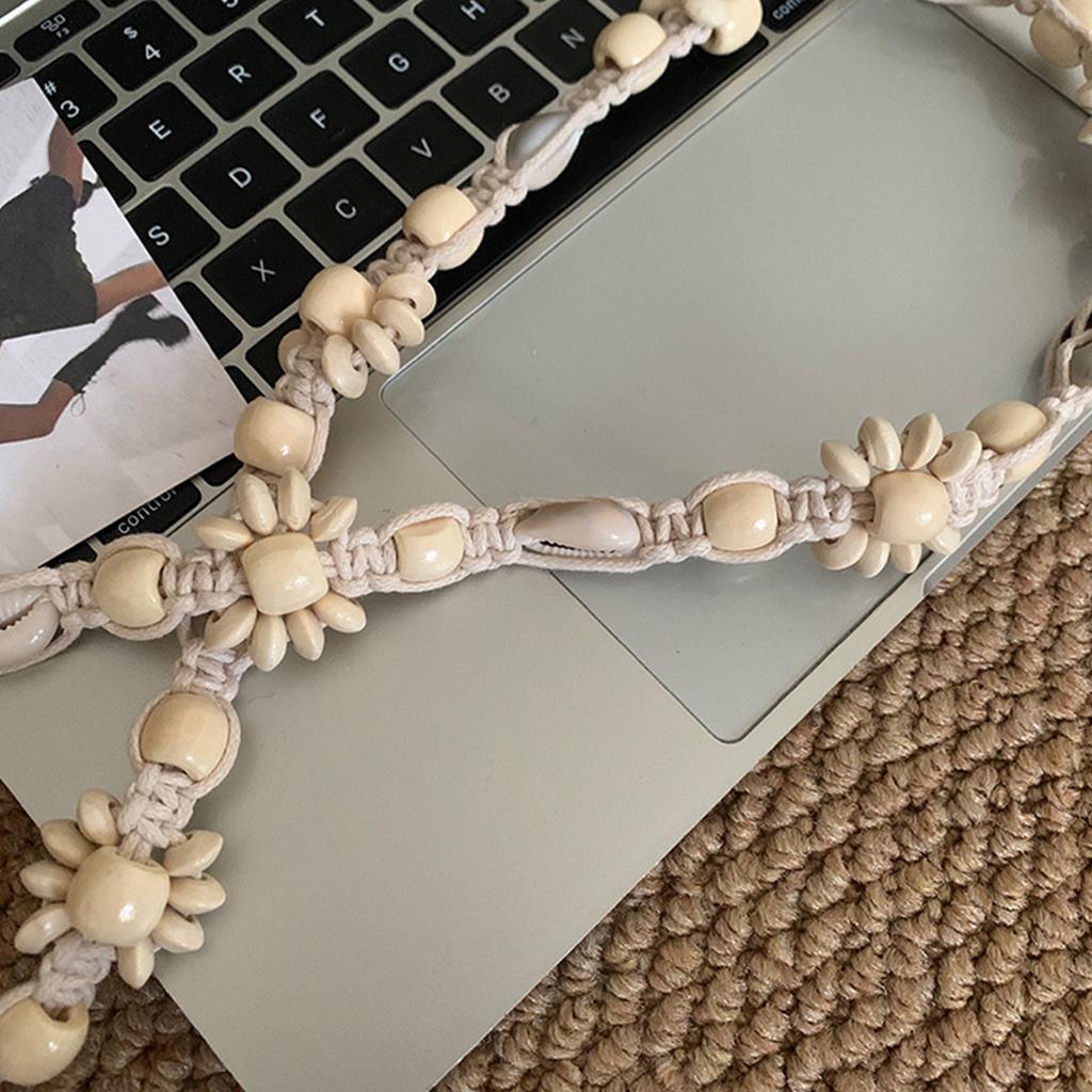 Ethnic Seashell Waist Rope Adjustable Bohemian Waist Belt Waist Jewelry For Women Music Festival Fashion Accessory