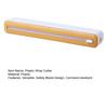 Magnetic Plastic Wrap Cutter Wall-Mounted Slide Cutting Box for Foil Cling Film Built-In Dual Blades Space-Saving Safe Kitchen Organizer