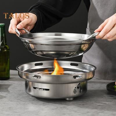 Alcohol Stove Portable Adjustable Trekking Stove Burner Windproof Solid Fuel Burner Travel Camping Cooker for Outdoor Picnic