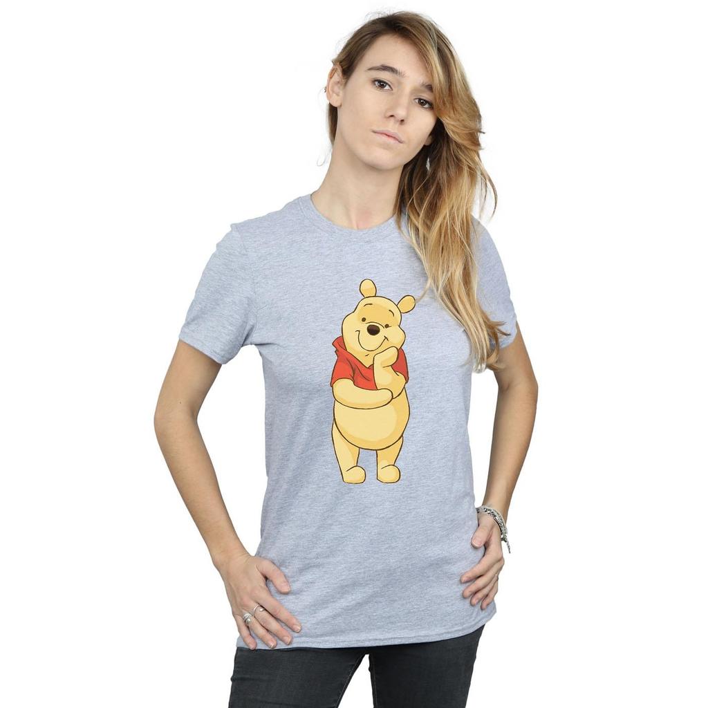Disney Womens/Ladies Winnie The Pooh Cute Cotton Boyfriend T-Shirt