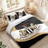 Bettwäsche-Set 1 Bettbezug 2 Kissenbezüge Newcastle United Fußball-Print Schlafzimmer Heimdekoration