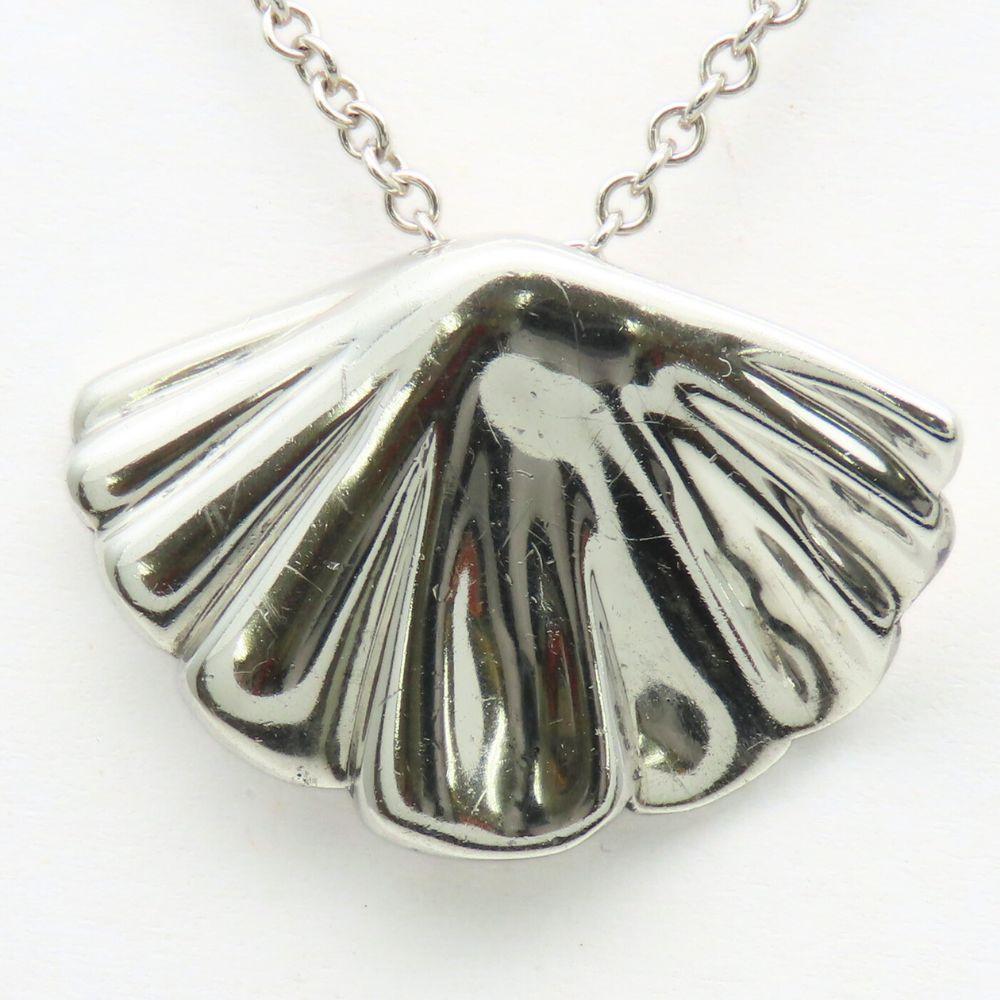 Used TIFFANY&Co. Necklace shell Sterling Silver 5.8g Silver El Saperetti