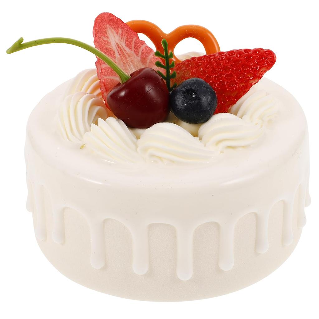 Generic Dummy Cake Fake Cake Food Model Toy Lifelike Realistic Sample Clay Cake Dummy Cake Base Birthday Anniversary Photo Shoot Half Birthday