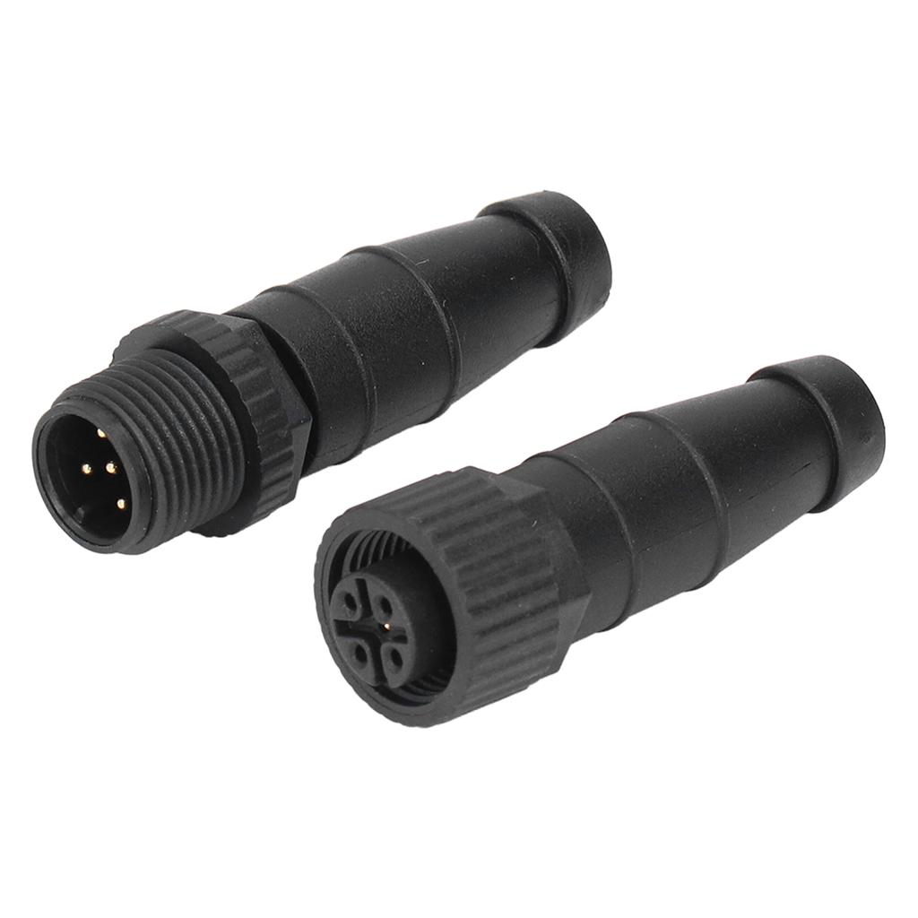 2pcs Male Female Terminators ABS Black Oil Resistant Heatproof Universal for NMEA 2000