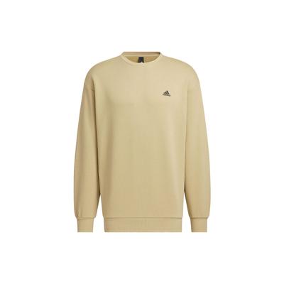 adidas Αθλητικό Φούτερ με Στερεό Λογότυπο, Στρογγυλή Λαιμόκοψη, Μακριά Μανίκια, Unisex, Μπεζ IV7601