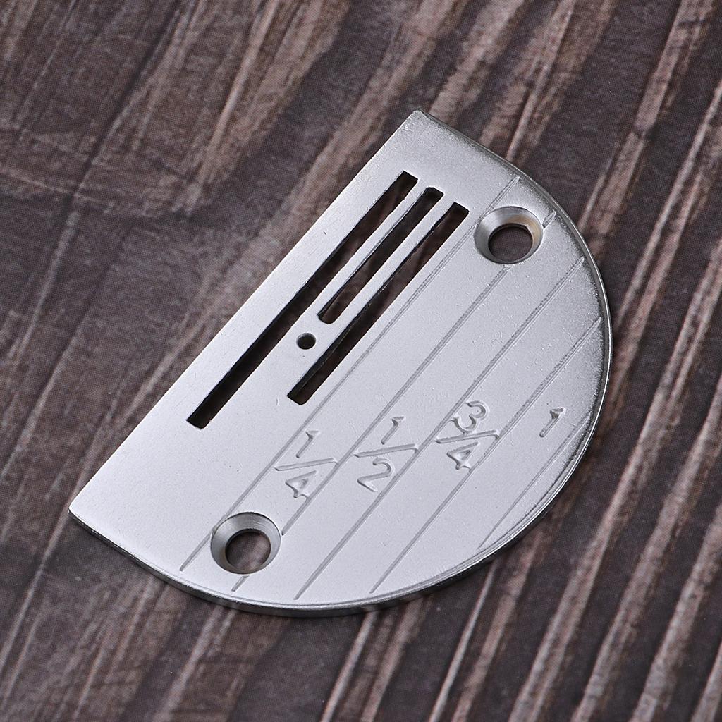 Sewing Machine Needle Plate Metal Universal Part for Flat Lockstitch and Single Needle Machine Accessories