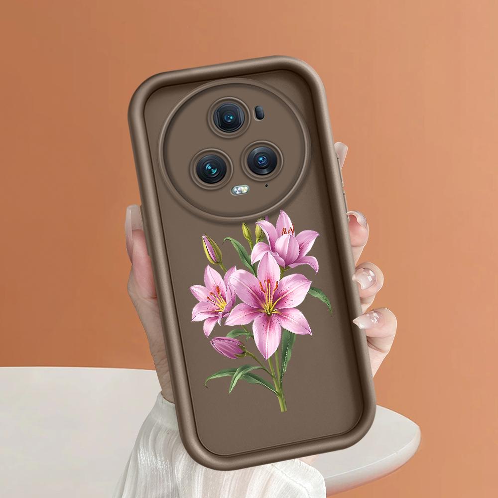 Soft Silicone Square Ladder Printing Pattern Phone Casing Full Cover Camera Shockproof Protection Rubber Case for Huawei Honor