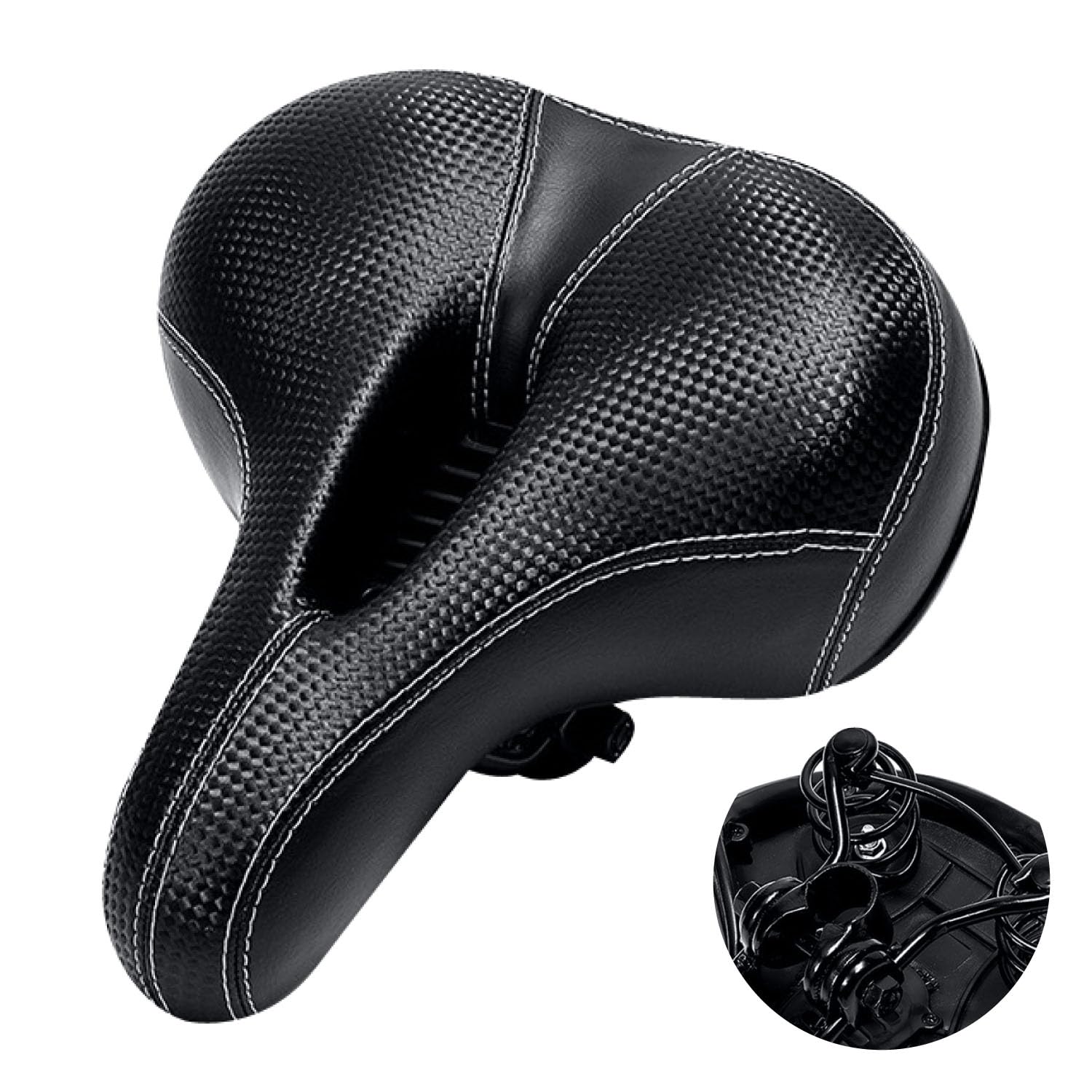 

Optimister Mountain Bike Bicycle Saddle Saddle No Butt Pain Mountain Bike No Butt Pain Saddle Cover Cushion Cross Bike Bicycle Spring