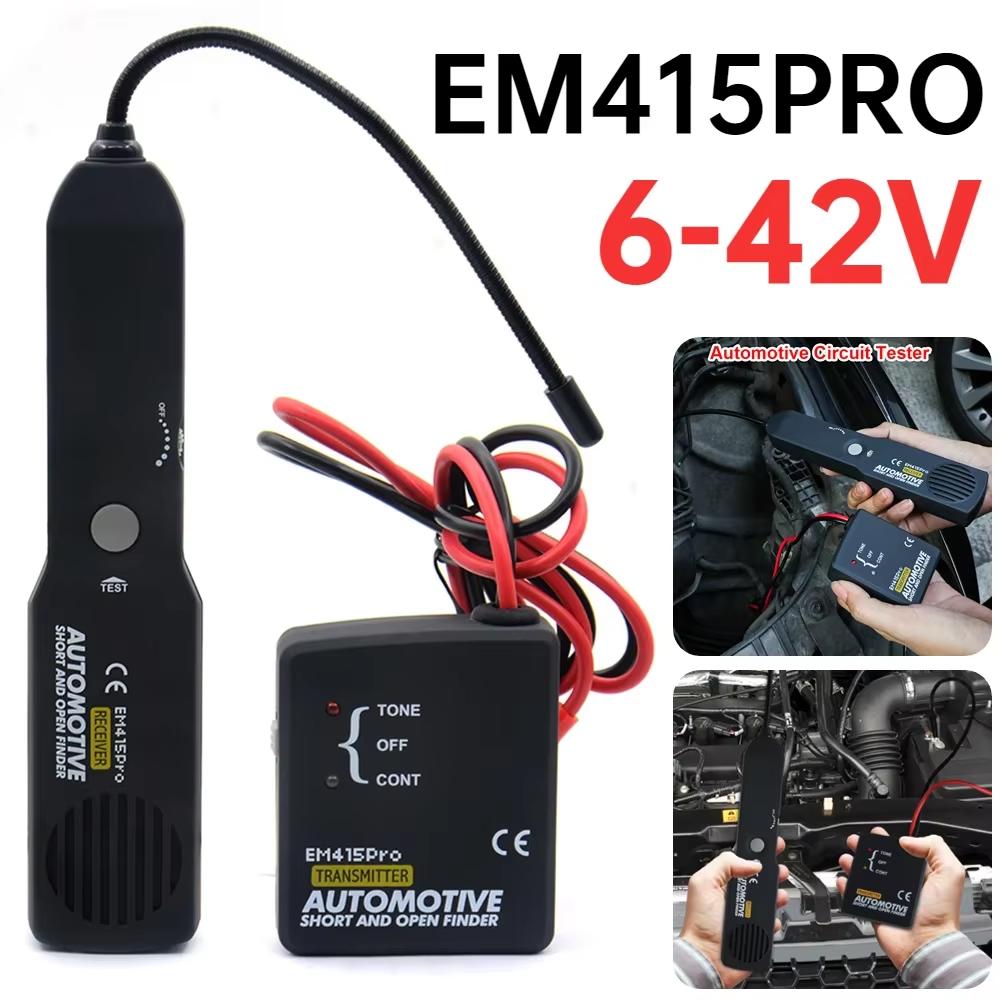 Automotive Short Cable Tracker and Open Wire Finder EM415 Pro Scanner 6-42V DC Universal Car Short Circuit Wire Repair Detector Code Readers 4