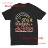 Not Today Jesus Funny T Shirt Sarcastic Quote Atheist Humor Fun Unisex Vintage Washed Homme Graphic Streetwear Vintage Washed