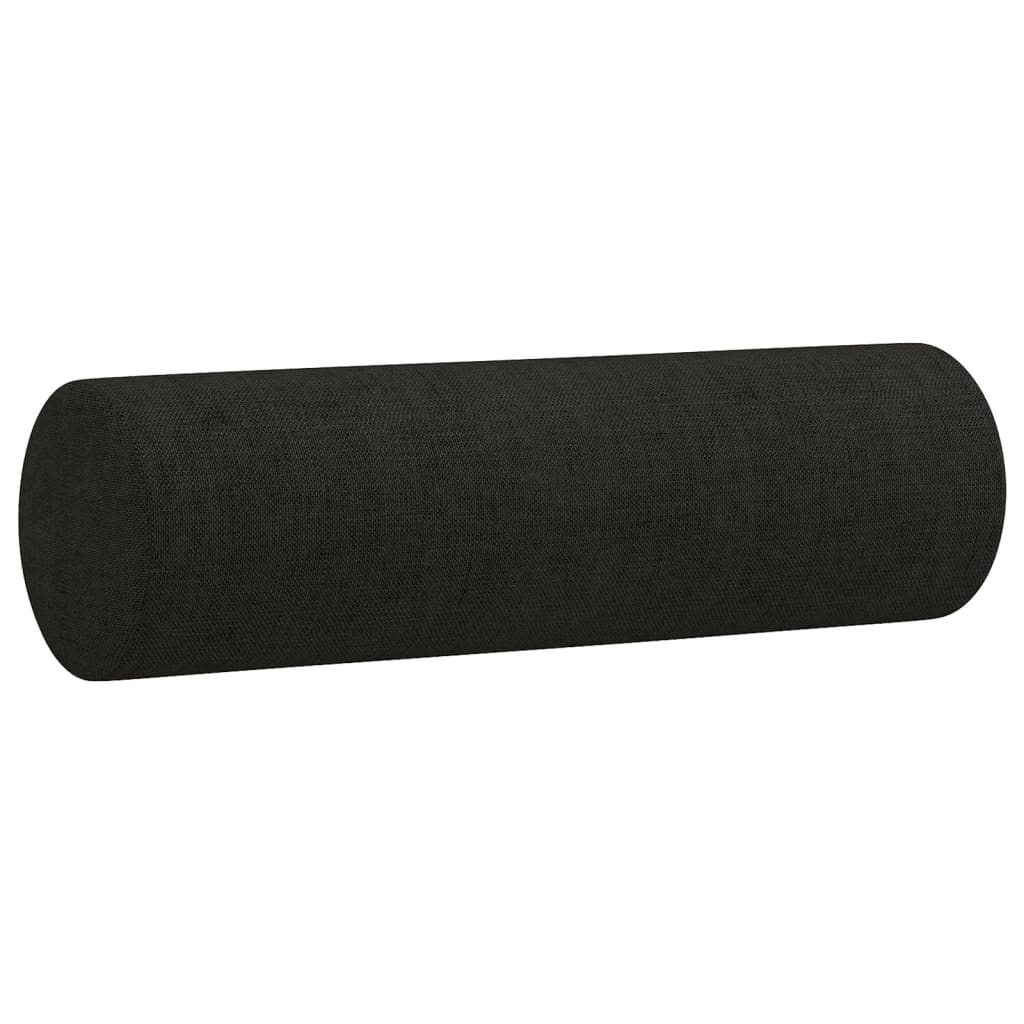Vidaxl 2-Cz. Relaxation Set With Cushions, Black, Fabric