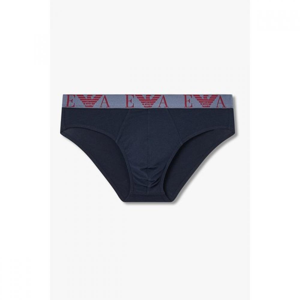 Emporio Armani Мужские хлопковые трусы с большим логотипом 0815311306 L(105)