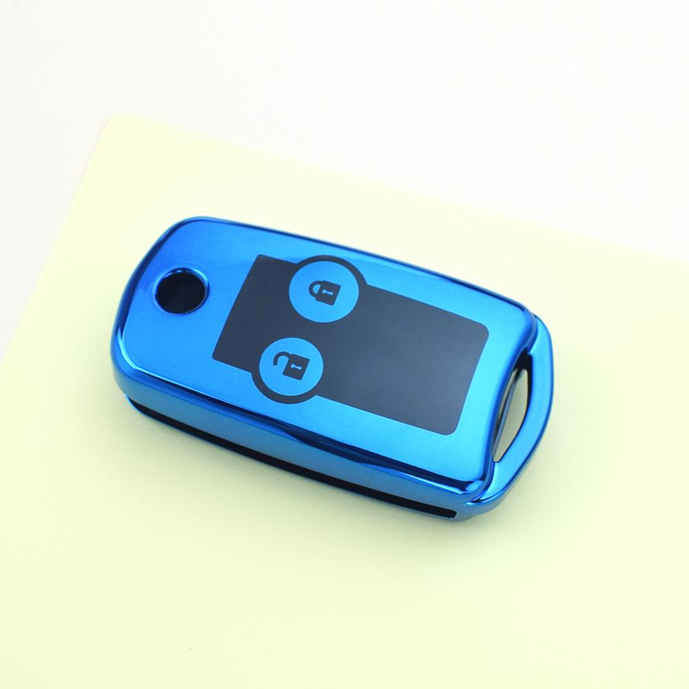 Fashion TPU 2/3 Buttons Shell Fob Holder Protector For Honda Fit Odyssey CRV City Accord Flip Key Case Cover Accessories