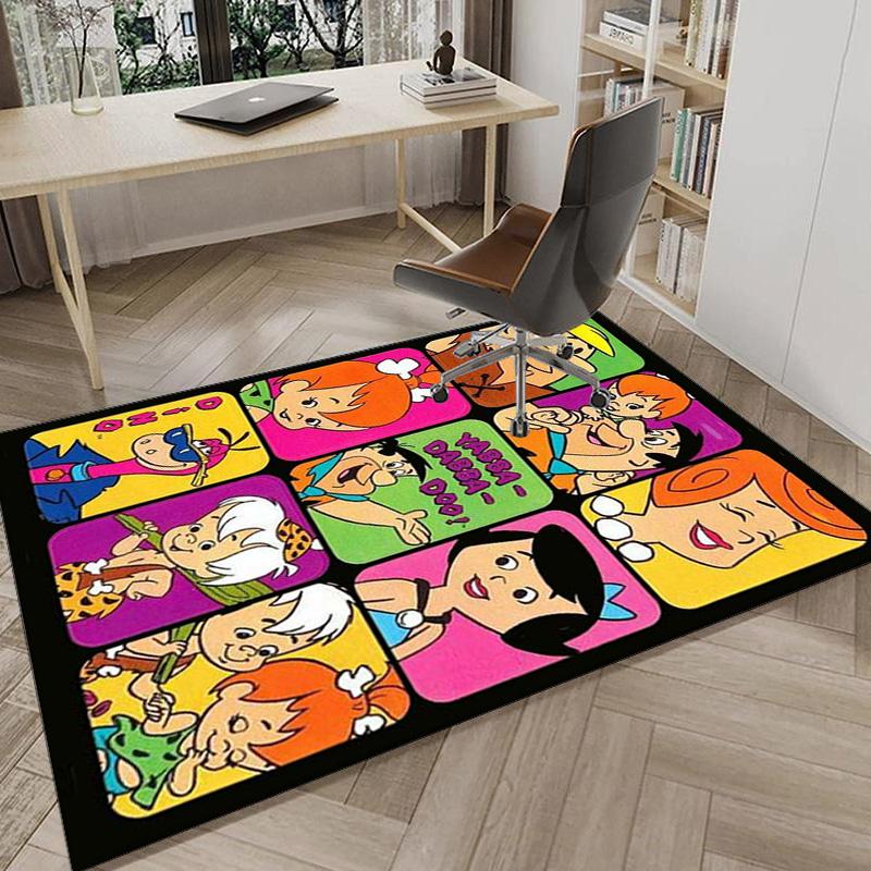 The Croods Players Adventure Carpet, Chair Rug,Rug for Office Bedroom Living Rooms, Doormat Decor Fan Gift Christmas Gift