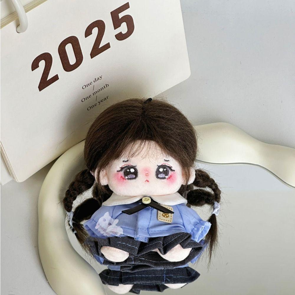 Casual Shirt 10CM Doll Clothes Kindergarten Uniform Cotton Doll Outfit  Replacement