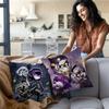Horror Comedy M-Murders Drones Pillow Covers Cartoon Sofa Decorative Home Double-Sided Printing Short Plush Cute Cushion Cover