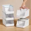 Plastic Kitchen Storage Rack Portable Large Capacity Desktop Storage Box Stackable Cosmetic Storage Container Stationary Holder