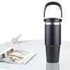 30oz doppelschichtiger Isolierbecher mit Griff Sportwasserflasche Edelstahl-Reise-Vakuumflasche für kalte und heiße Getränke