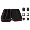 EVA Protective Box Microphone Storage Bag for Wireless Handheld Mic with Pocket Included Sponge Cover Nonslip Rings