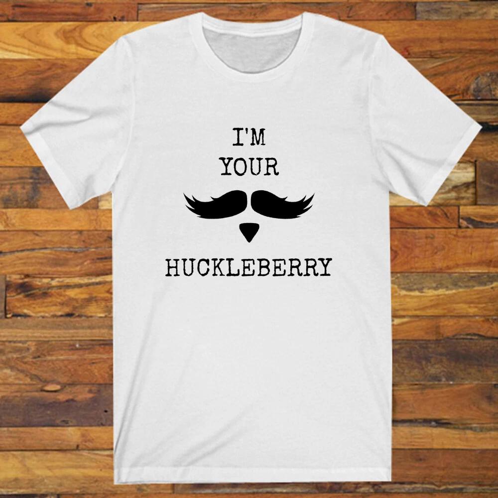 I m Your Huckleberry Guns Men s White S-5XL XXXXL