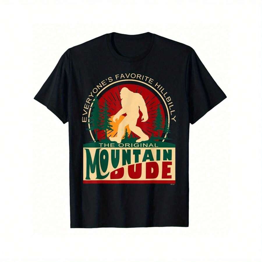 

Funny Sasquatch Mountain Dude Graphic Unisex s T-Shirt S