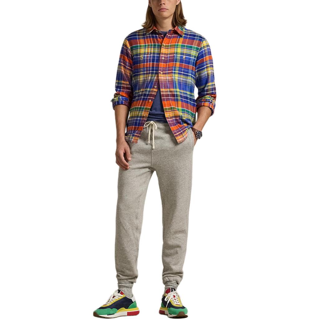 Polo Ralph Lauren FW24 Plaid Button-Down Long Sleeve Shirt Men Shirts Multicolor MNPOWOV16823745-800
