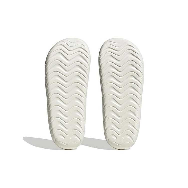 adidas Adicane Minimalist Solid Color Rubber Sole Slide Sandals Unisex Footwear White IE9697