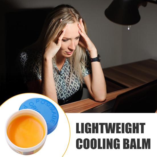 3/5Pcs 18G Herbal Menthol Cooling Balm Headaches Migraines Muscle Pain Bite Itching Fatigue Relief Calming Natural Summer Traveling Portable