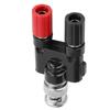 Bnc Male Plug To Two  4Mm Banana Binding Coaxial Adapter Connector Bnc