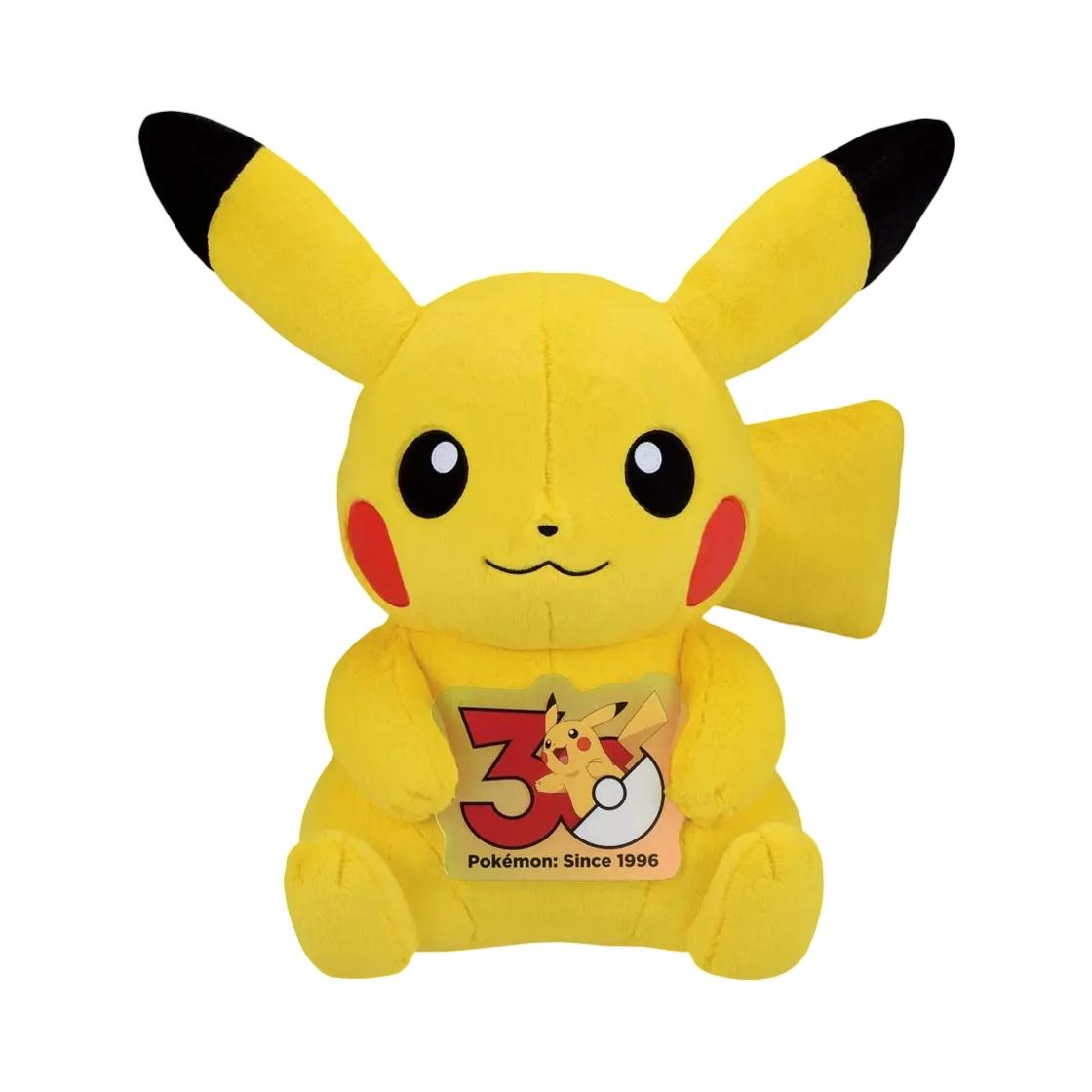 Bandai Ichiban Kuji Pokemon 30th Anniversary Vol.1 Last One Prize Pikachu Plush Toy ONE SIZE