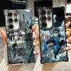 I-Invincible Anime Plating Phone Case For Samsung Galaxy S24 S25 FE S26 Edge S23 Ultra S22 S21 Plus S20 Anti-Fall Airabag Cover