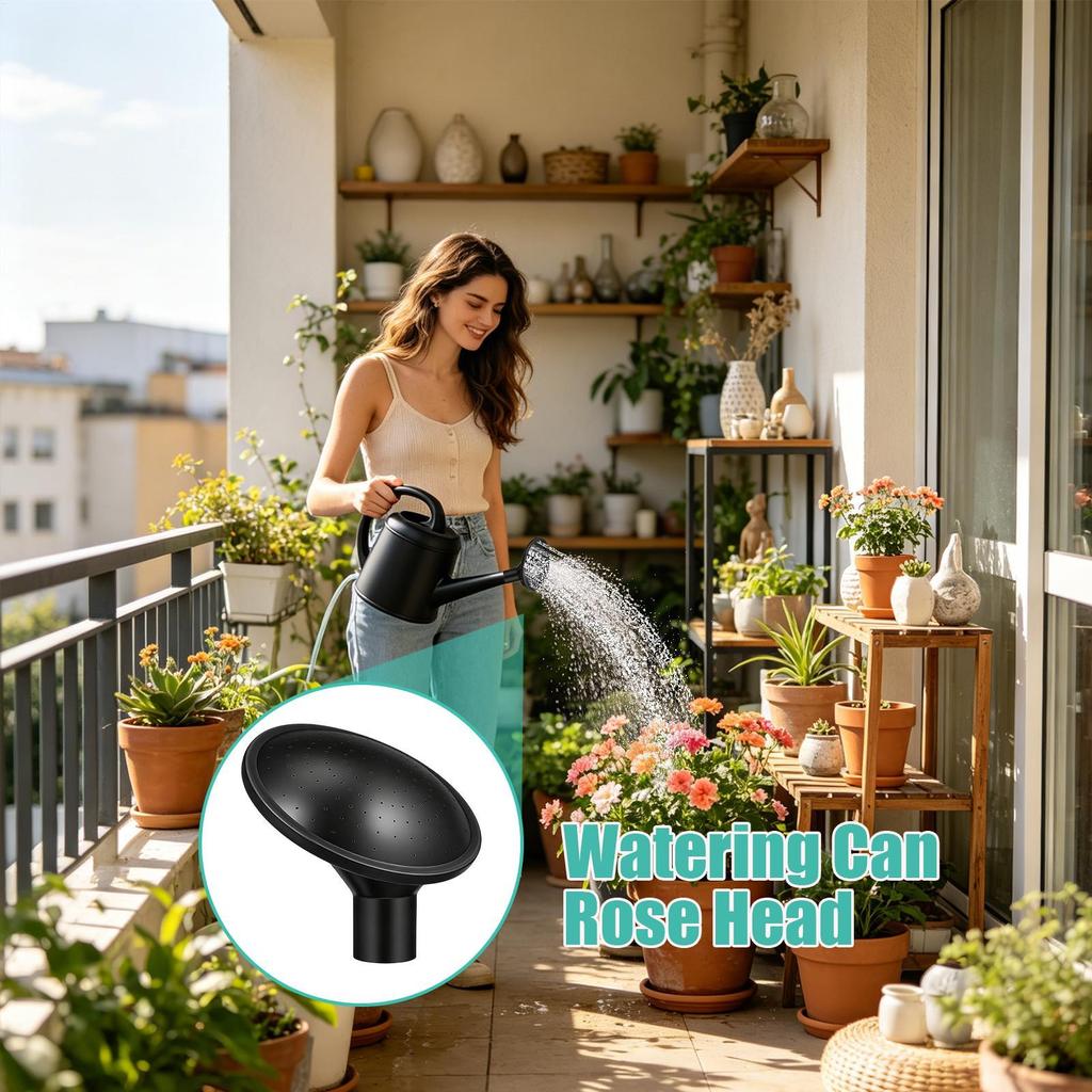 Watering Can Nozzle Universal Spill-Proof Gentle Spray Watering Can Sprinkler Head Replacement for Orchids Succulents Flower
