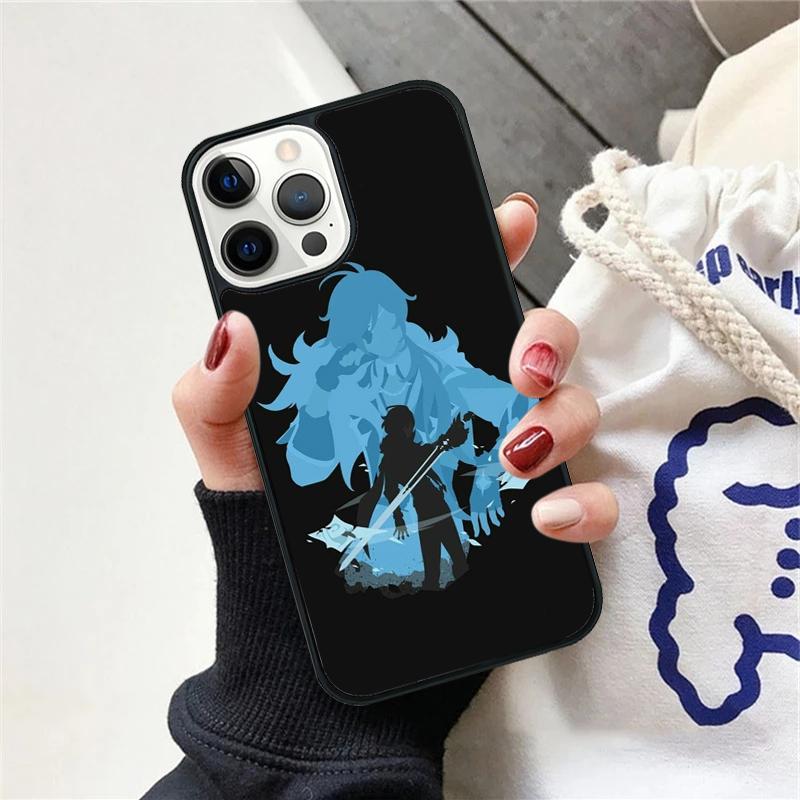Genshin Impact Kaeya Phone Case For iPhone 17 Air 15 16 Cover 11 13 14 Pro Max 12 Plus Max Fundas